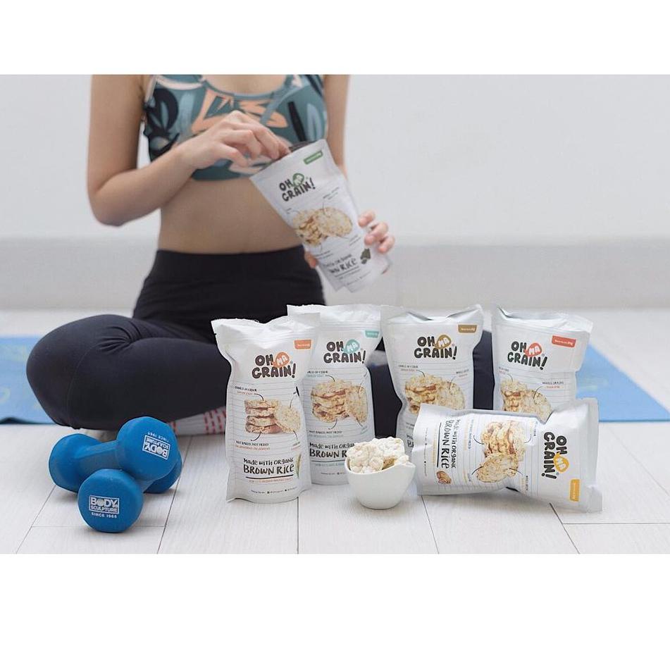 

㊔ OH MA GRAIN! CRACKERS BERAS SWEET SERIES | KERIPIK SNACK CEMILAN DIET SEHAT BIG SALES 3395 ♘