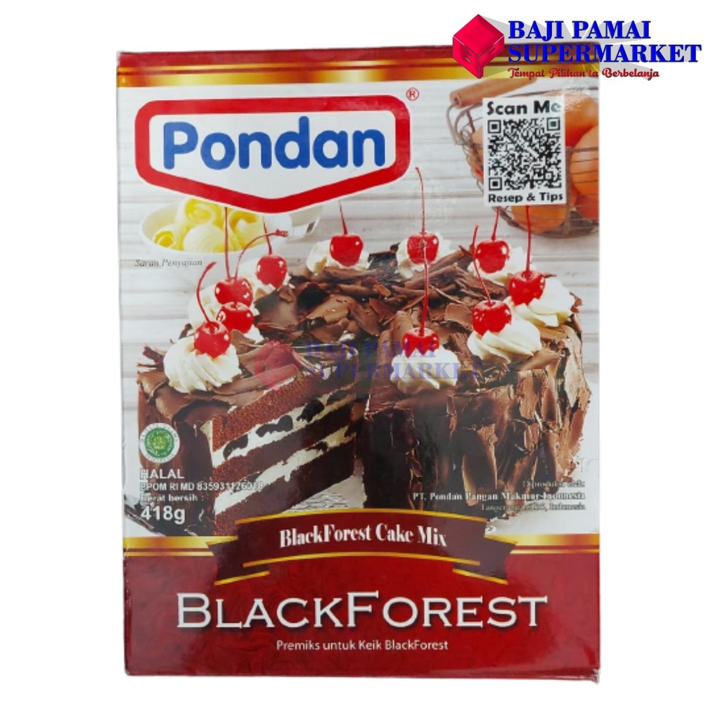 

Pondan Black Forest 400 gr