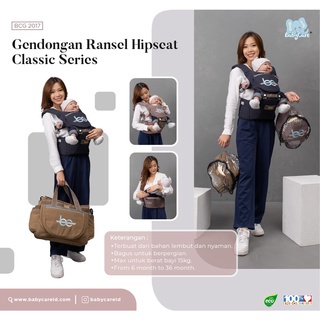 BABY CARE - Gendongan Ransel Hipseat Classic Series