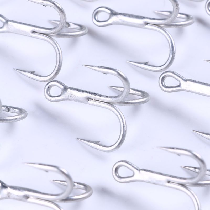 Treble Hook 4X STRONG (Harga 1Pcs) Kail Trebel untuk Minnow Casting / Umpan Trolling / Kail Jigging Popping