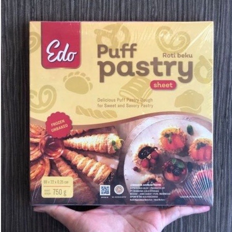 

Puff pastry sheet edo murah / kulit pastry Halal / kulit zuppa
