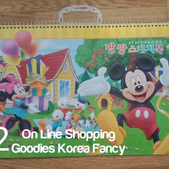 

Hot Sale Buku Gambar Spiral Sketch Book Mickey Mouse Ori Korea Ready Stock Promo