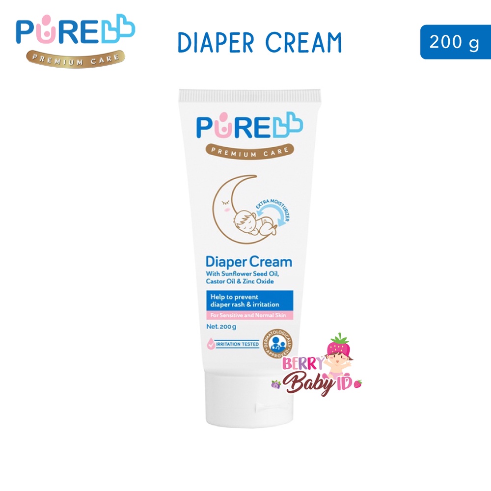 PureBB Baby Diaper Cream Krim Bayi Anti Iritasi Popok &amp; Diaper Pure BB Berry Mart