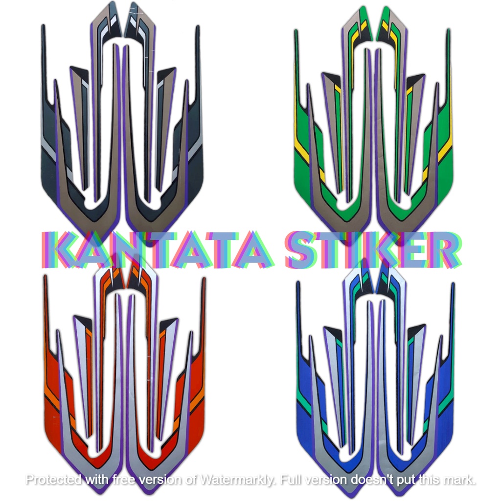 Stiker Striping Lis Motor Yamaha Rxs 1994 Rx Spesial 1994 Standar Full Set