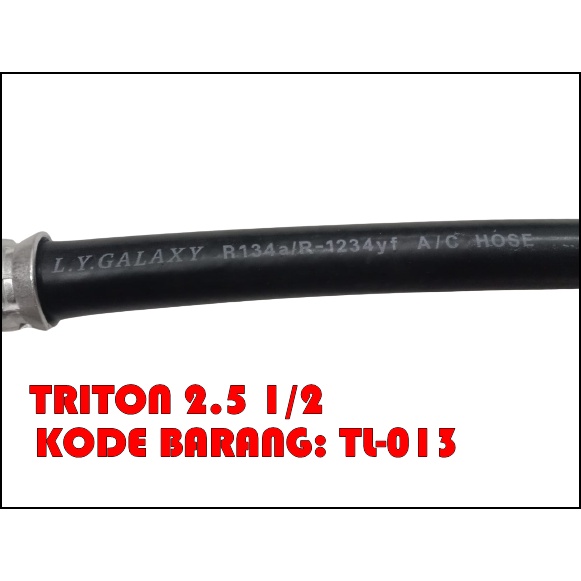 Hose Discharge Suction Selang Pipa Ac Mobil High Pressure Mitsubishi Pajero Sport Triton 2.5 2.500cc 1/2