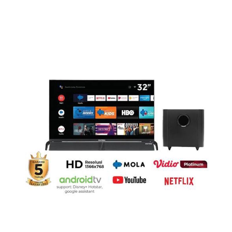 POLYTRON 32" ANDROID 32AG9953