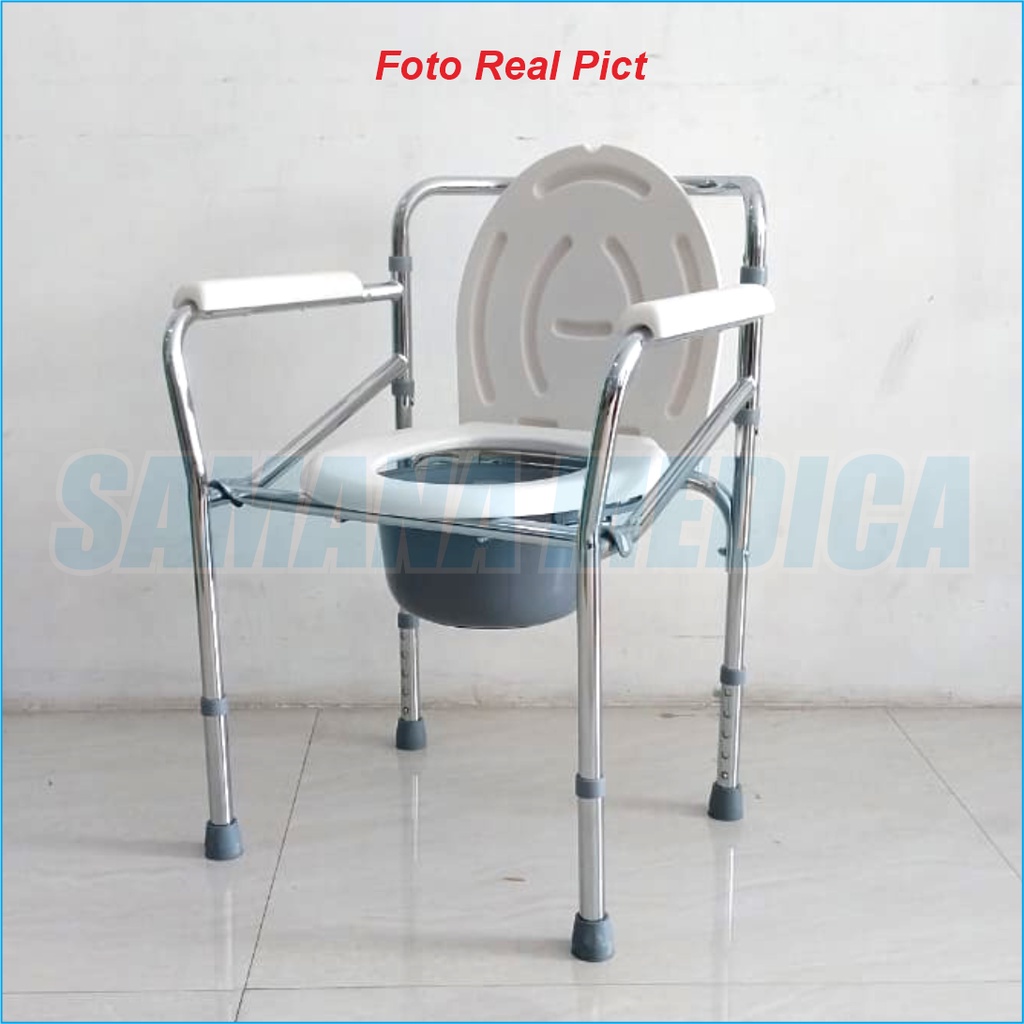 Kursi BAB GEA FS894 Commode chair duduk tanpa roda GEA Promo Murah TANPA RODA