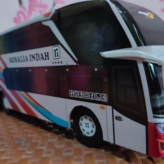 Miniatur bus bis Rosalia double Decker
