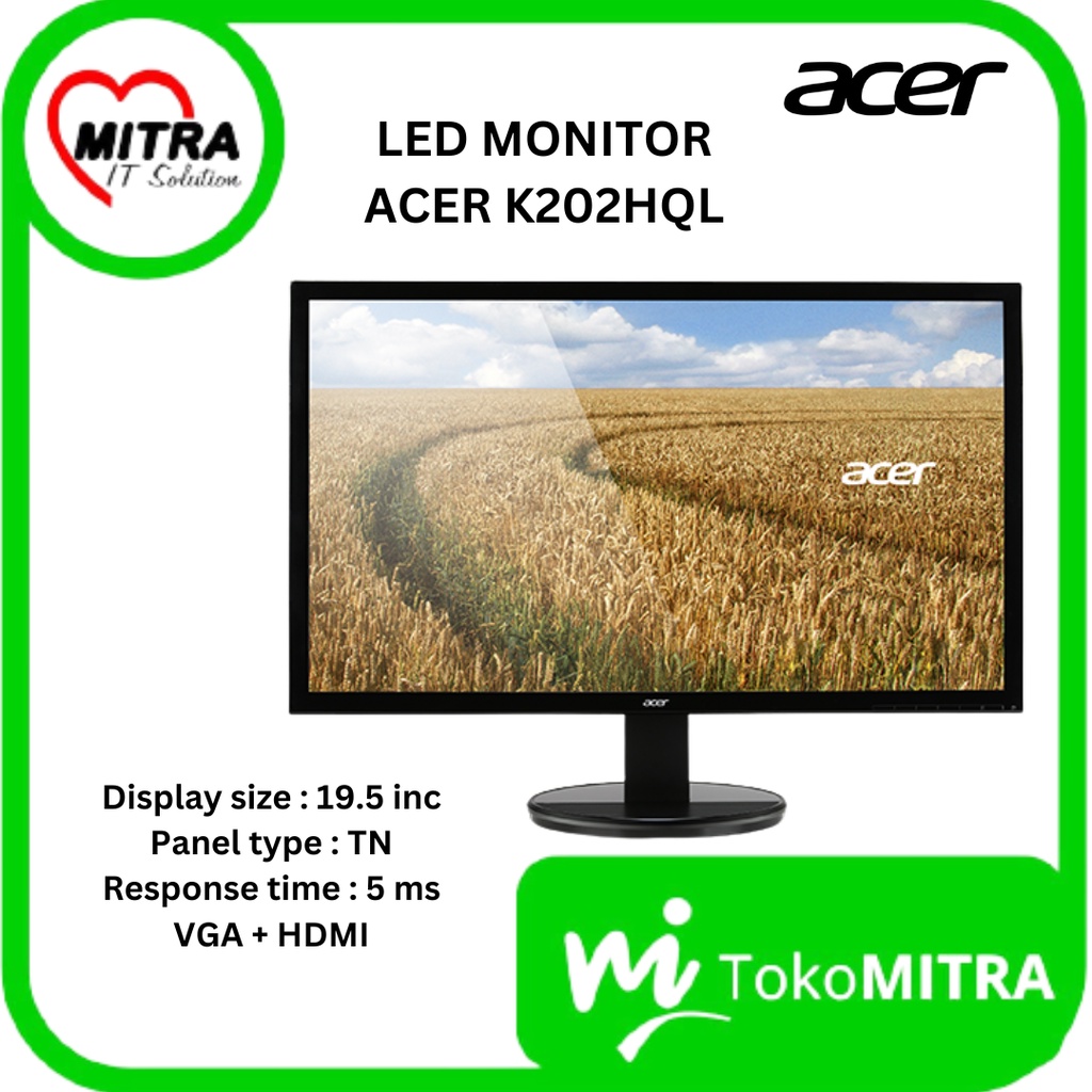 LED MONITOR LED ACER K202HQL 19.5inch