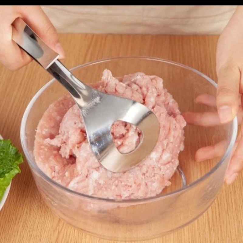 SENDOK ALAT CETAKAN BAKSO STAINLESS TEBAL ANTI KARAT