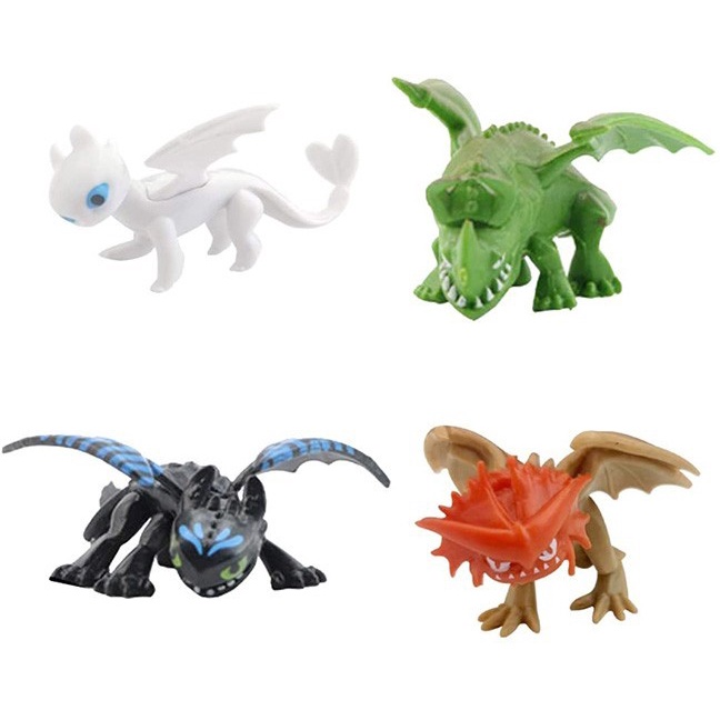 How to Train Your Dragon Set Figure Mainan Koleksi Night Fury