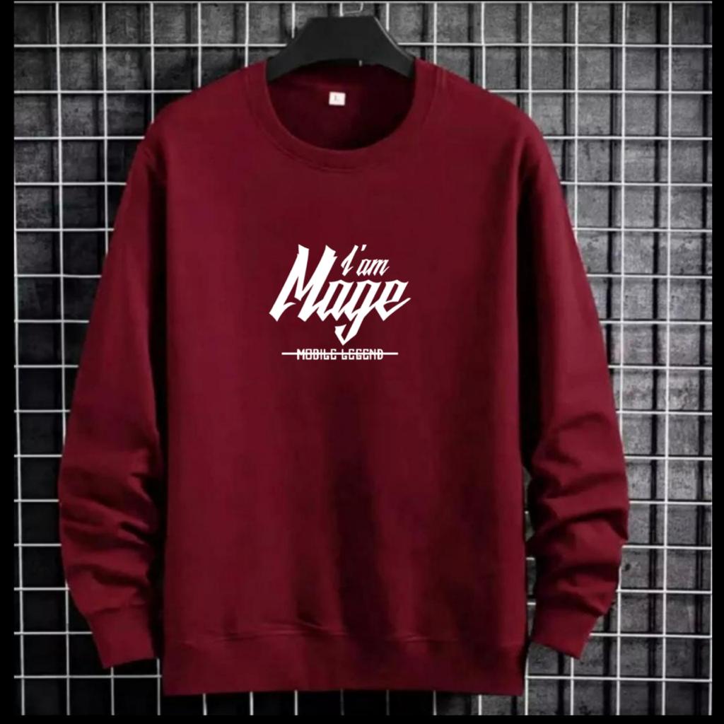 PAKAIAN PRIA/ BAJU UNISEX LENGAN PANJANG I AM MAGE MOBILE LEGEND/FASHION PRIA/KUALITAS BAJU BAGUS/BAJU MURAH