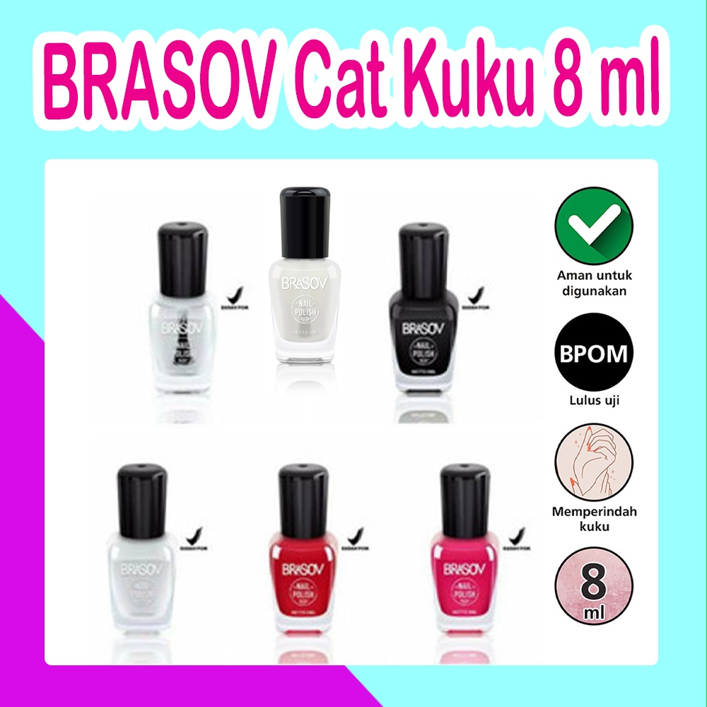BRASOV Kutek Cat Kuku 8 ML Kutex Nail Polish