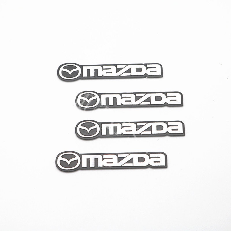 Mazda 4Pcs Sticker Dekorasi Speaker Mobil Bahan Alloy Untuk CX8 CX3 Mazda2 6 5 bl gh gp 2 3 CX5 CX30