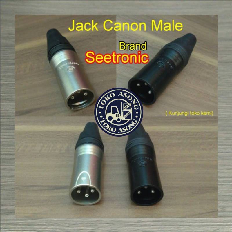 Jack canon Male Seetronic konektor mic keyboard