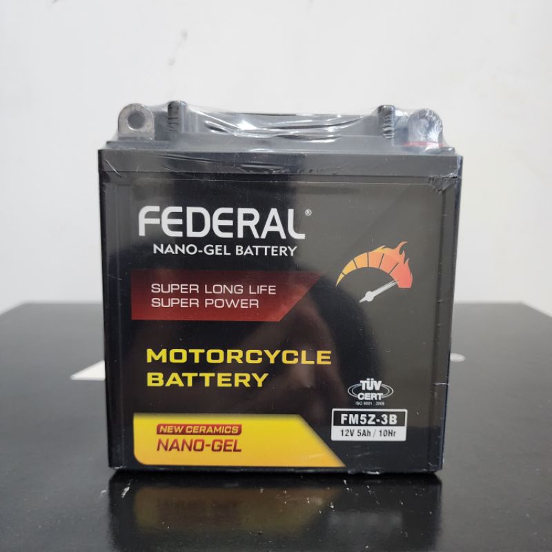 Jual Aki Kering Motor / Federal FM5Z-3B | Shopee Indonesia