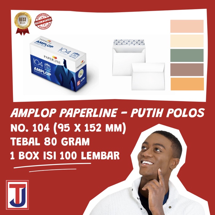 

Eklusif Amplop Buket Putih Polos Paperline (Ppl 90, 104, 110) Isi 100 Lembar Diskon