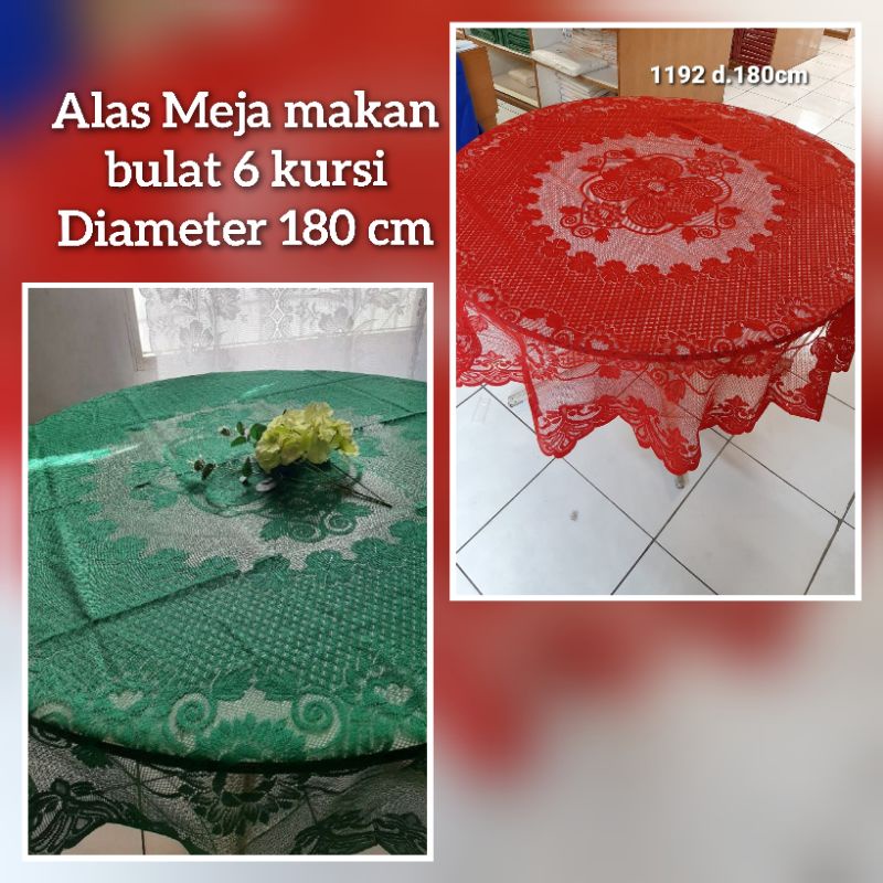 Jual Dekorasi Natal Imlek Alas Meja Makan Bulat Kursi Dekorasi Minimalis Meja Makan