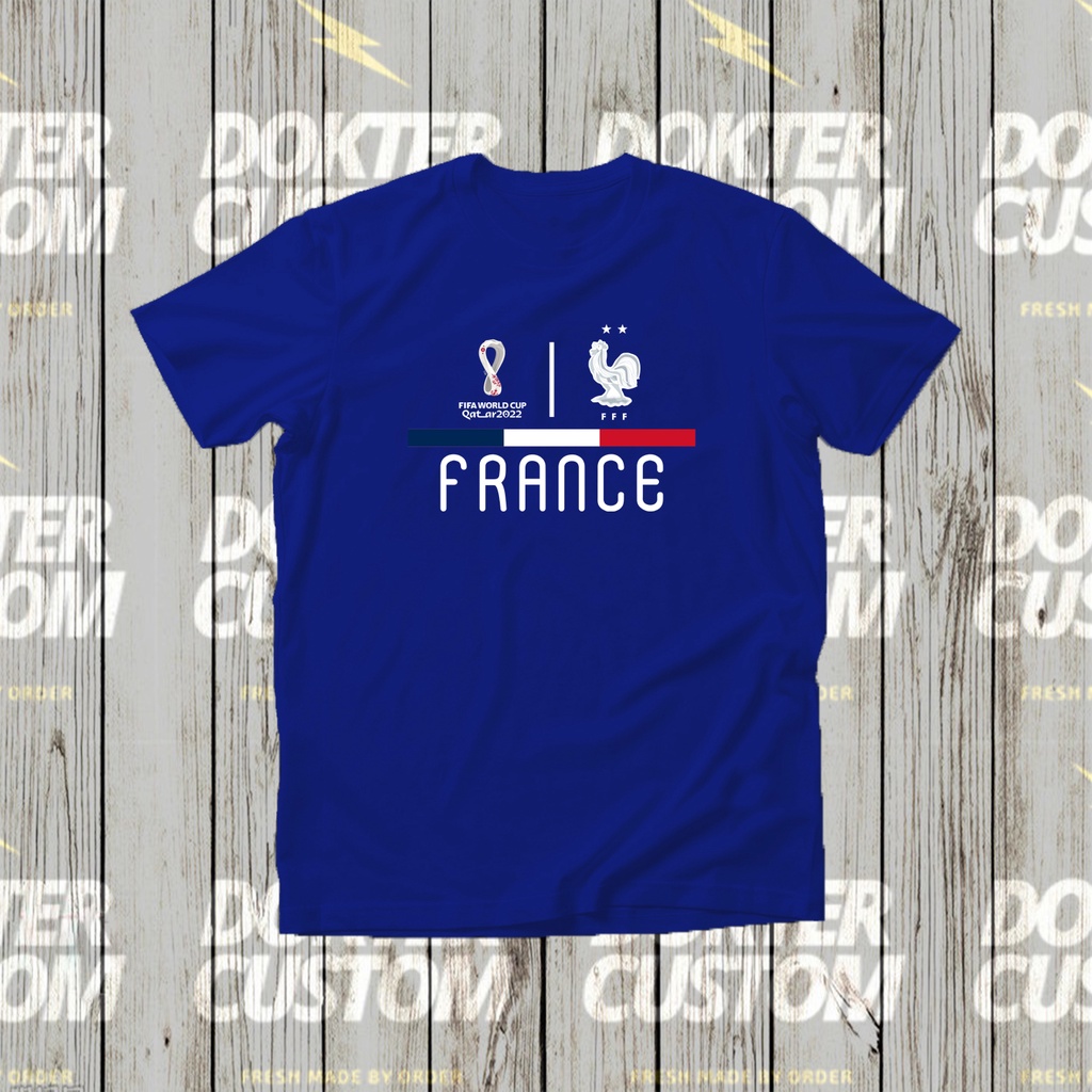 Piala Dunia Qatar 2022 / Kaos Baju Piala Dunia 2022 / Kaos Piala Dunia Perancis / Baju Piala Dunia P