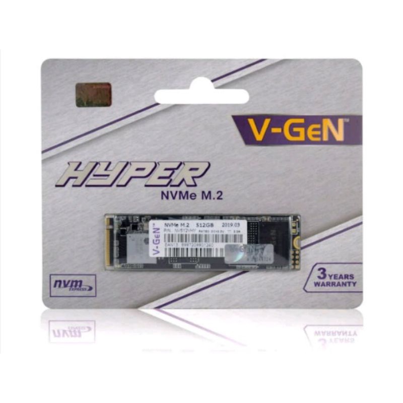 SSD Nvme Hyper V-Gen  512Gb