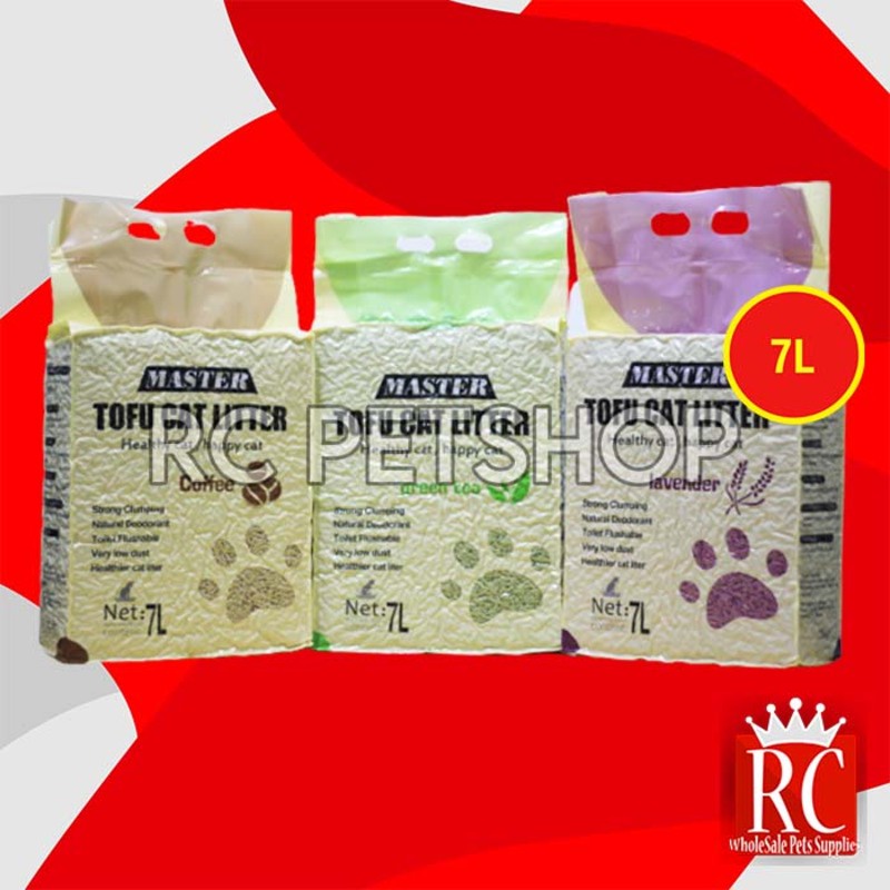 Master Tofu Soya Cat Litter Pasir Gumpal Kucing 7 Litter