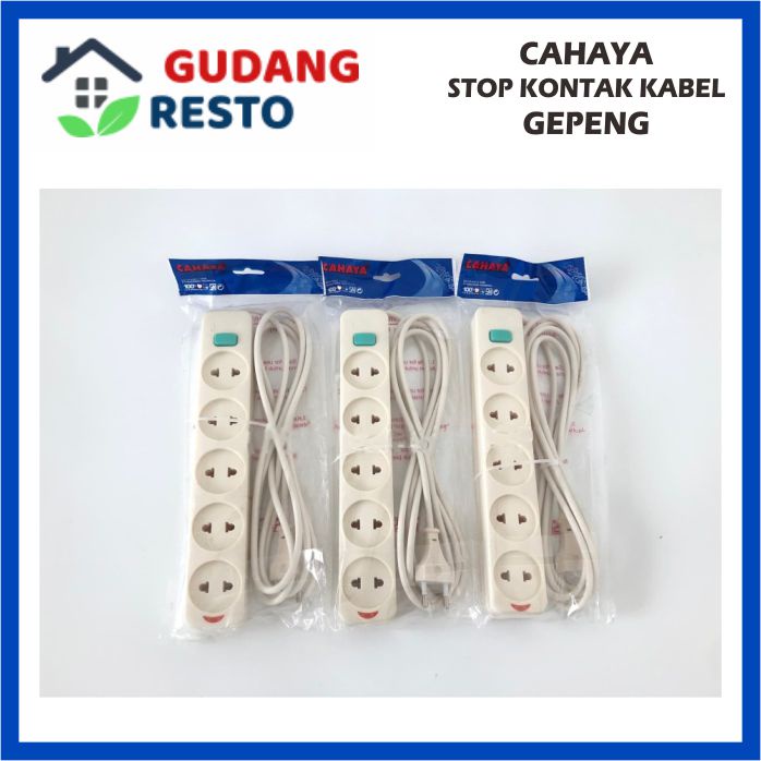 STOP KONTAK 4-5 LUBANG / LB 3-5 M / METER COLOKAN LISTRIK KABEL ROLL SAMBUNGAN KABEL OLOR