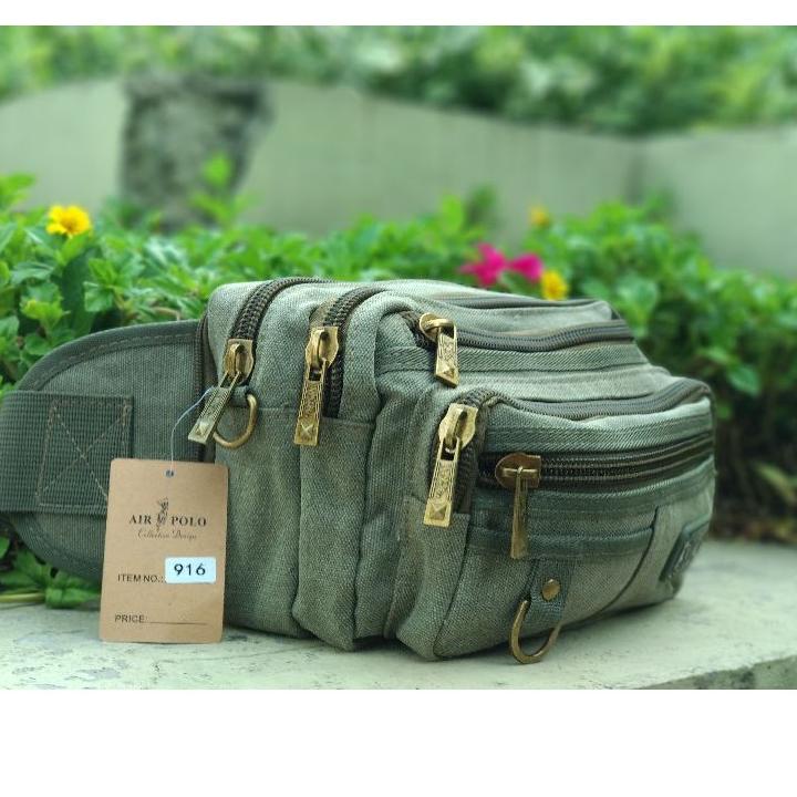 Recomended TAS PINGGANG TAS SABUK TAS CANVAS TAS POLO TAS MULTI FUNGSI TAS SLEMPANG POLO TAS PINGGAN