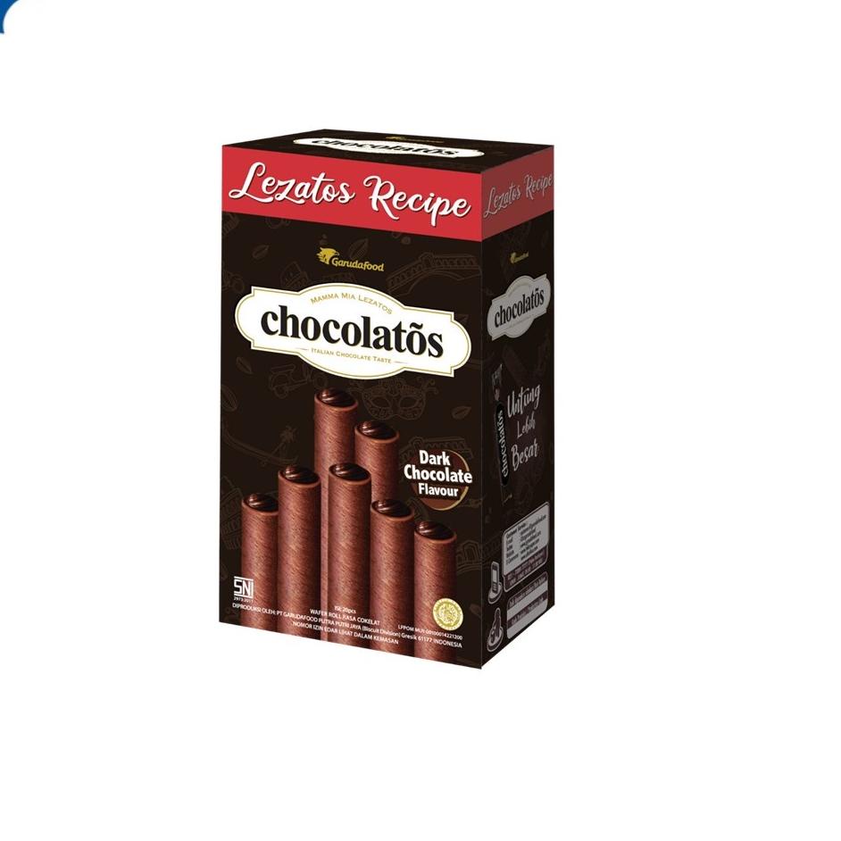 

ㅰ Chocolatos Wafer Dark Chocolate 20 x 16 gr NEW 3077 ◘