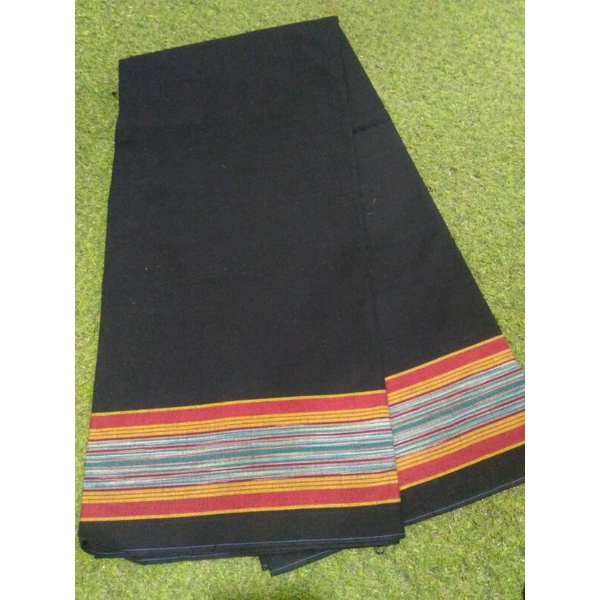 KAIN TENUN LURIK KOMBINASI POLOS TUMPAL