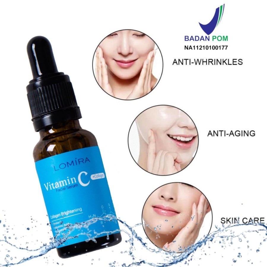 [BIRU] LOMIRA FACIAL SERUM VITAMIN C + COLLAGEN - 20ml