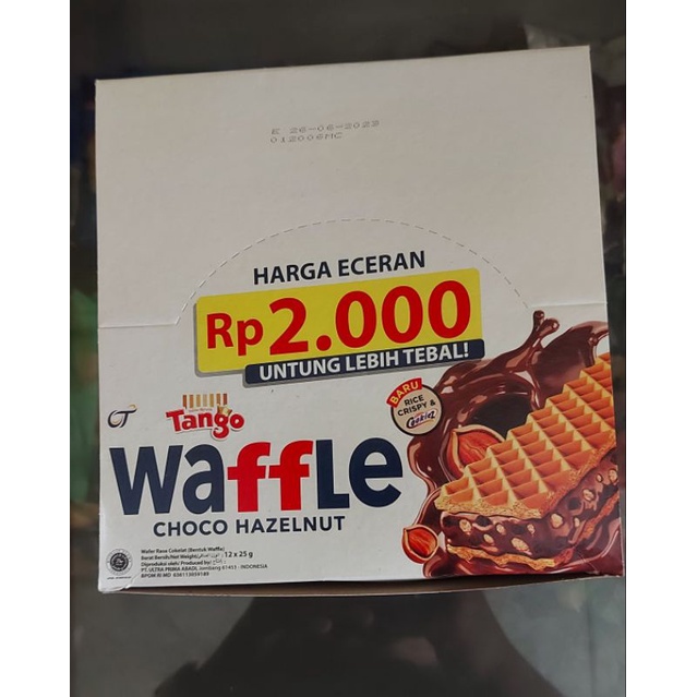 

WAFFLE WAFER RASA COKLAT 1BOX 12PCS @25GR