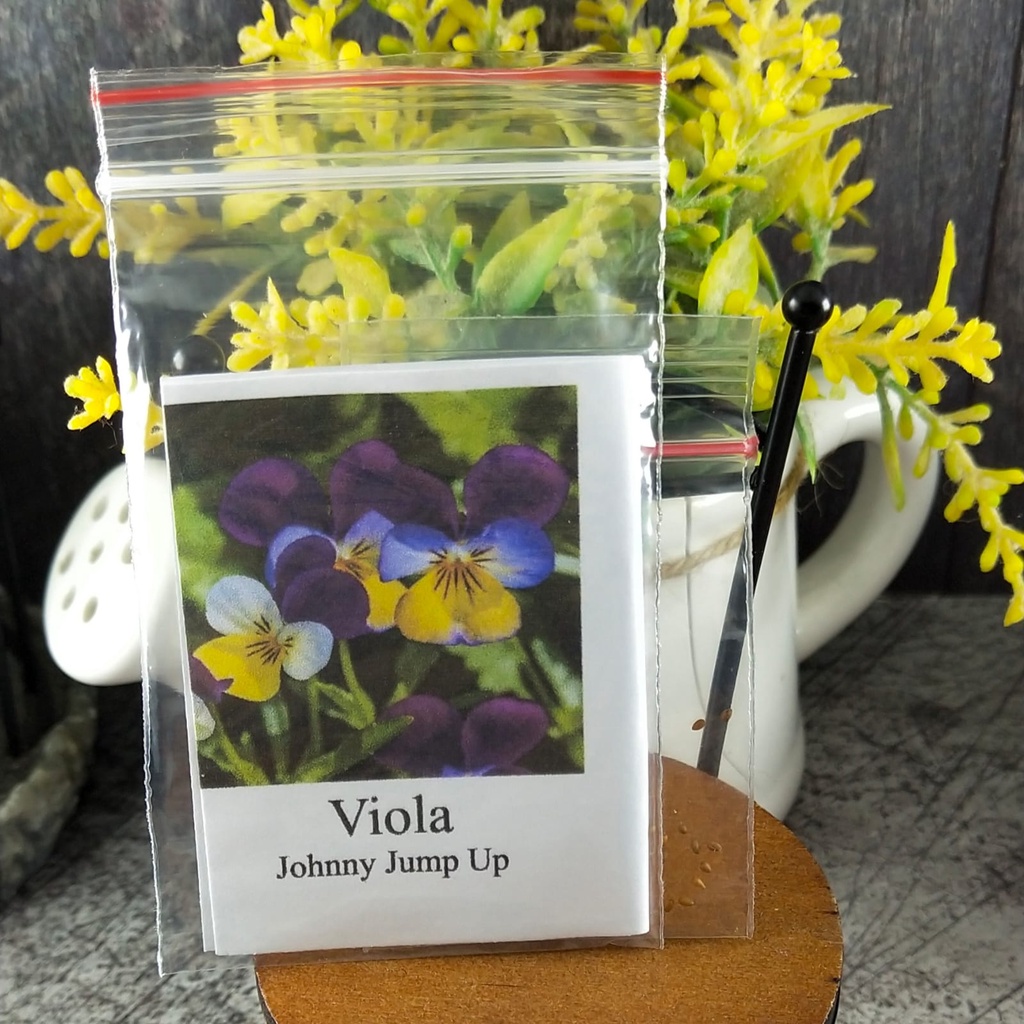 10 Seeds - Viola Johnny Jump Up Biji Bunga - SR0210