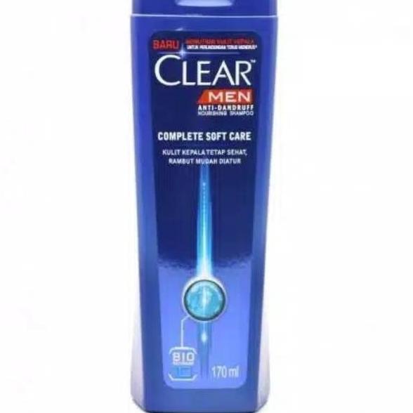 Cuma satu hari--CLEAR MEN SHAMPOO COMPLETE SOFT CARE 170ML DAN 340ML