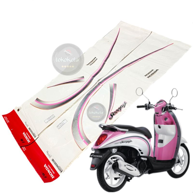 Striping Scoopy Karbu Original Stripe Scoopy Karburator Original