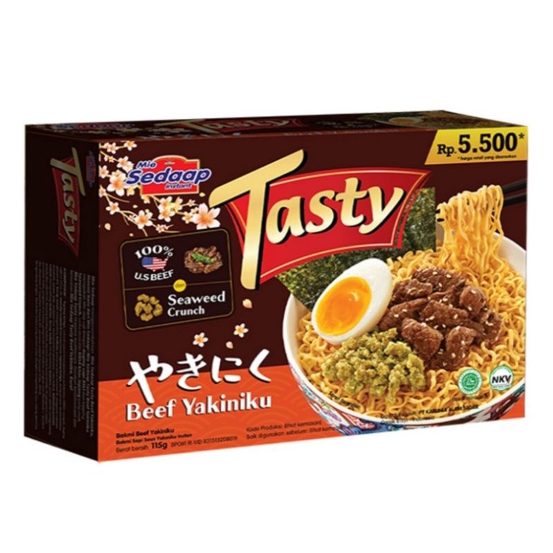 

Sedaap Mie Tasty Bakmi Beef Yakiniku 115g