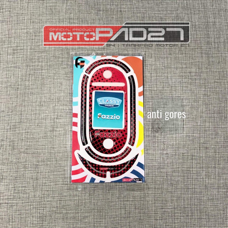 Motopad27 Sticker Stiker Anti gores Spido Meter Speedometer Yamaha Fazzio Premium