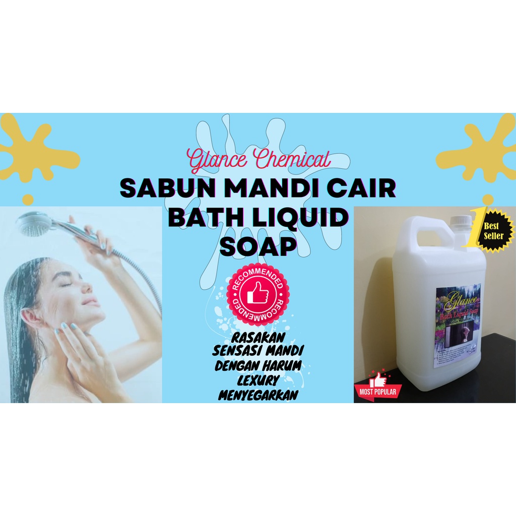 SABUN MANDI CAIR LEMBUT WANGI LEXURY 5 LITER
