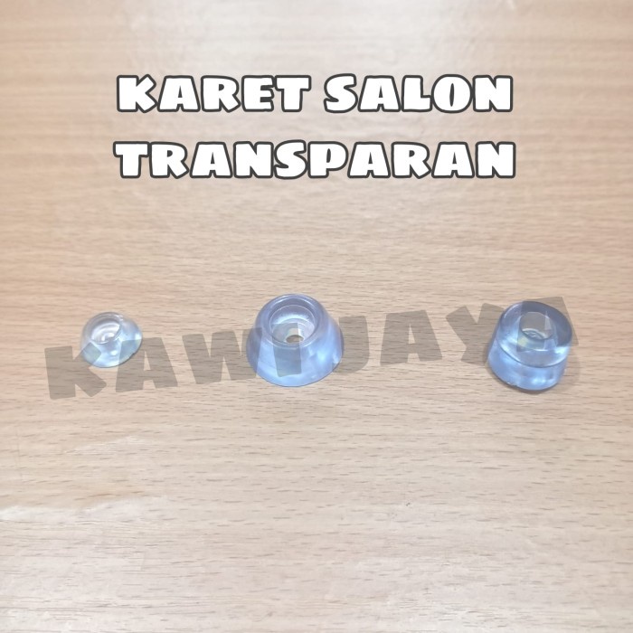 Karet Kaki Salon Ampli Transparan Tipis