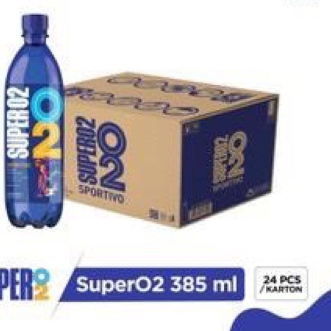 

✨9.9✨ COD Super O2 Air Oksigen 385ml x 24 Botol 