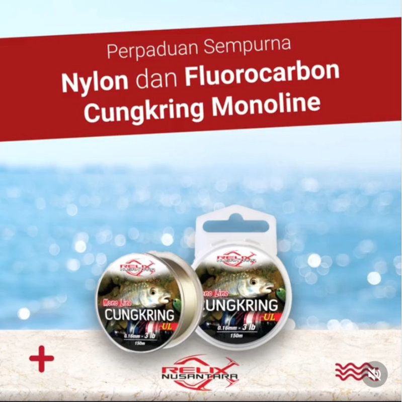 Senar mono Cungkring UL 8 LB by relix Nusantara