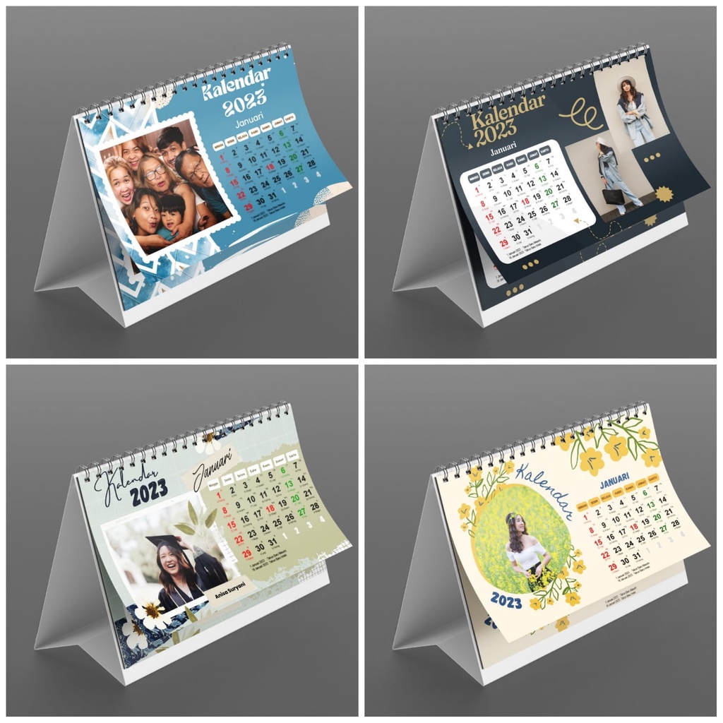 

KALENDER 2023 CUSTOM FOTO - KALENDER MEJA - DUDUKAN HARDCOVER - SAGAYAKU