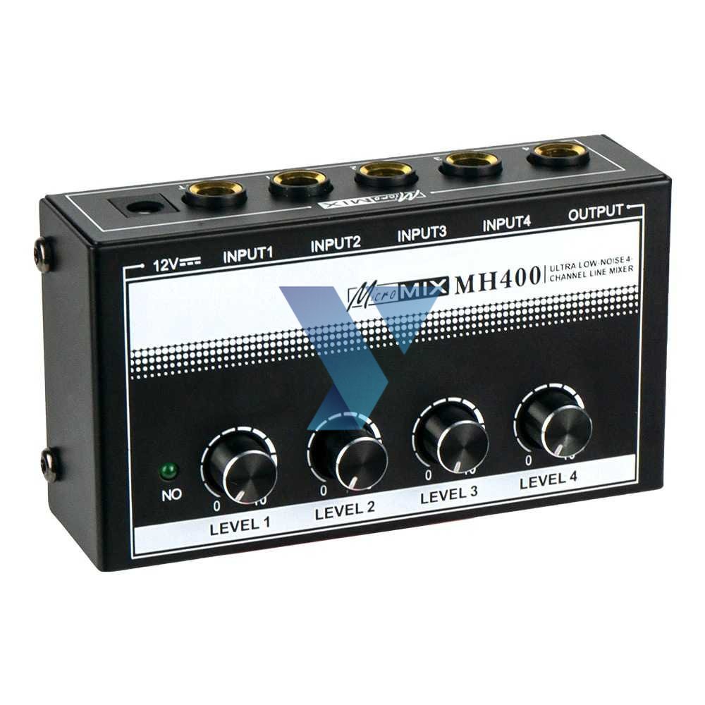 XTUGA Professional Ultra-compact Karaoke Mixer Amplifier 4CH - MH400 ( Al-Yusi )