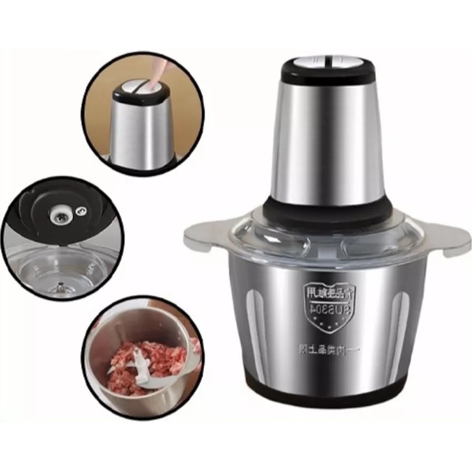 Chopper Serbaguna Daging Sayuran Elektrik / Blender Daging Stainless Steel