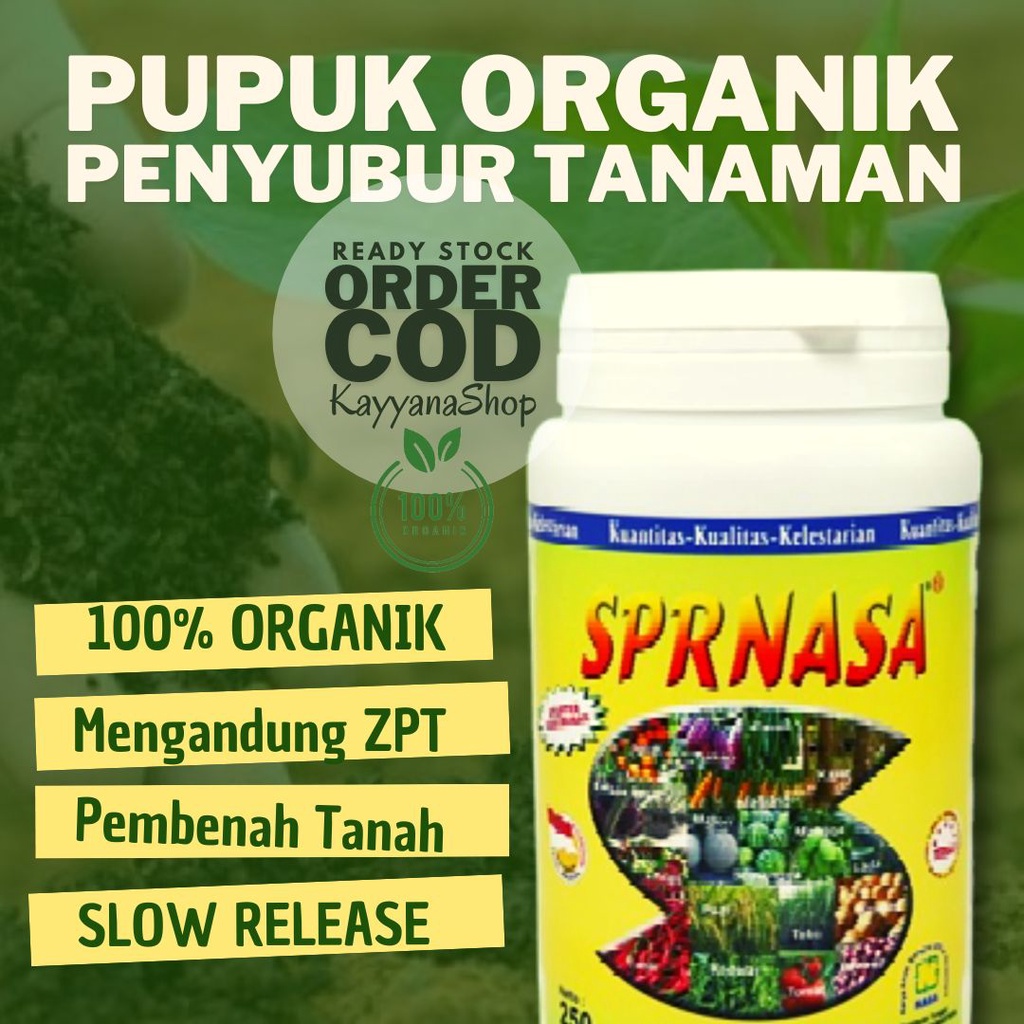 Pupuk Supernasa 250 Gr SPR NASA / Pupuk Penyubur Tanaman dan Buah / Pupuk NASA / Pupuk Tanaman Buah 
