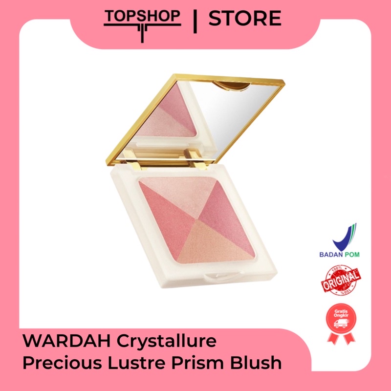 wardah crystallure precious lustre prism blush