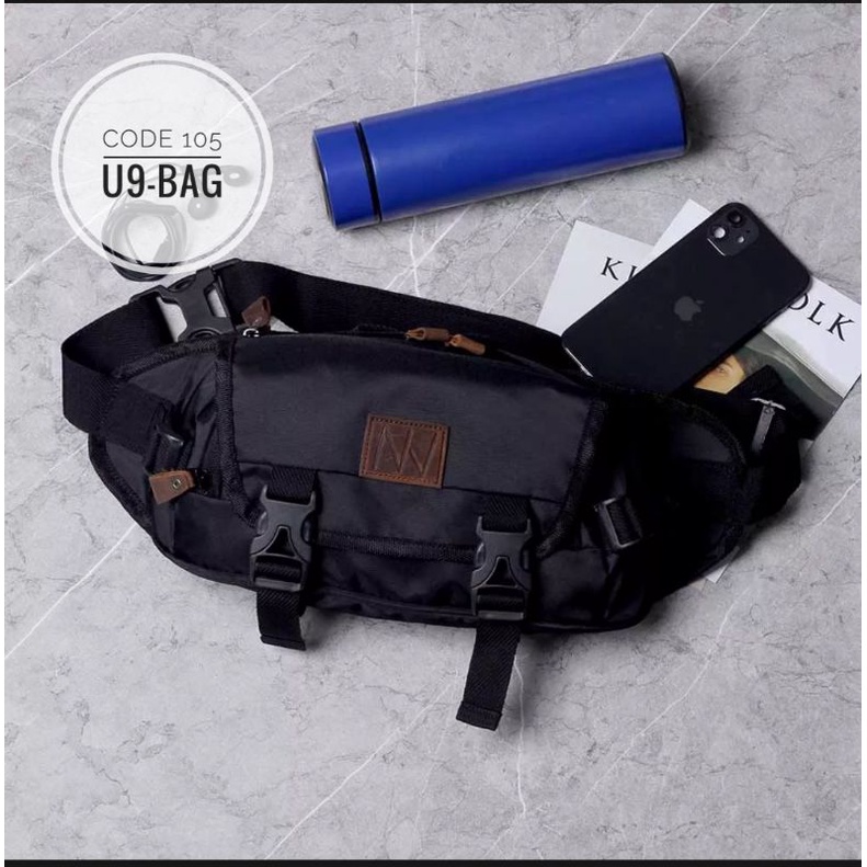 Waistbag NWCasual 105 bahan courdura taspinggang pria/unisex