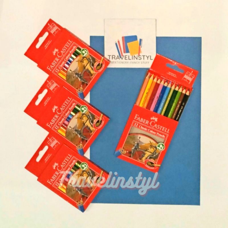 

Pensil Warna Faber Castell Classic 12 Pendek