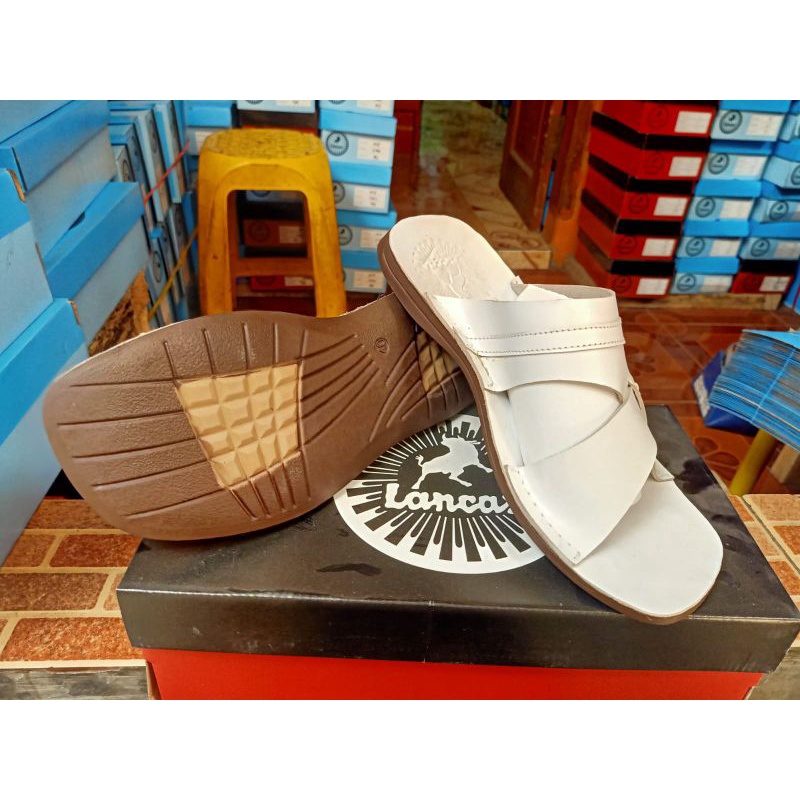 Sandal Pria Kulit Asli | Sandal Selop Kulit Asli Cibaduyut