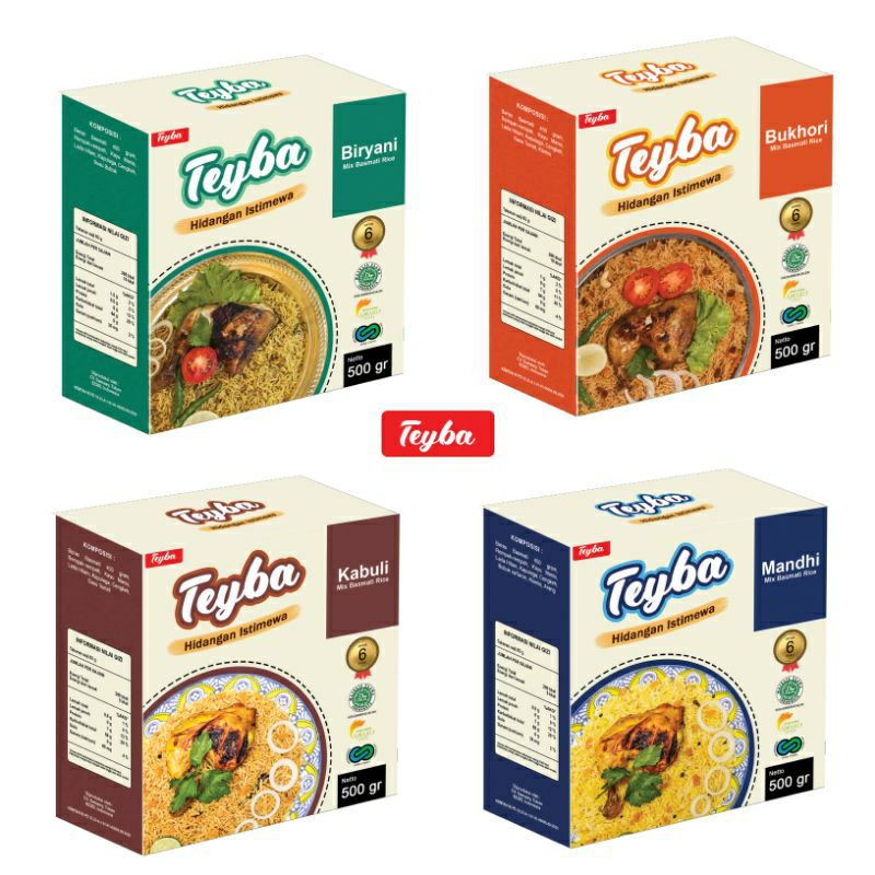 

Teyba mix basmati rice (kemasan baru)