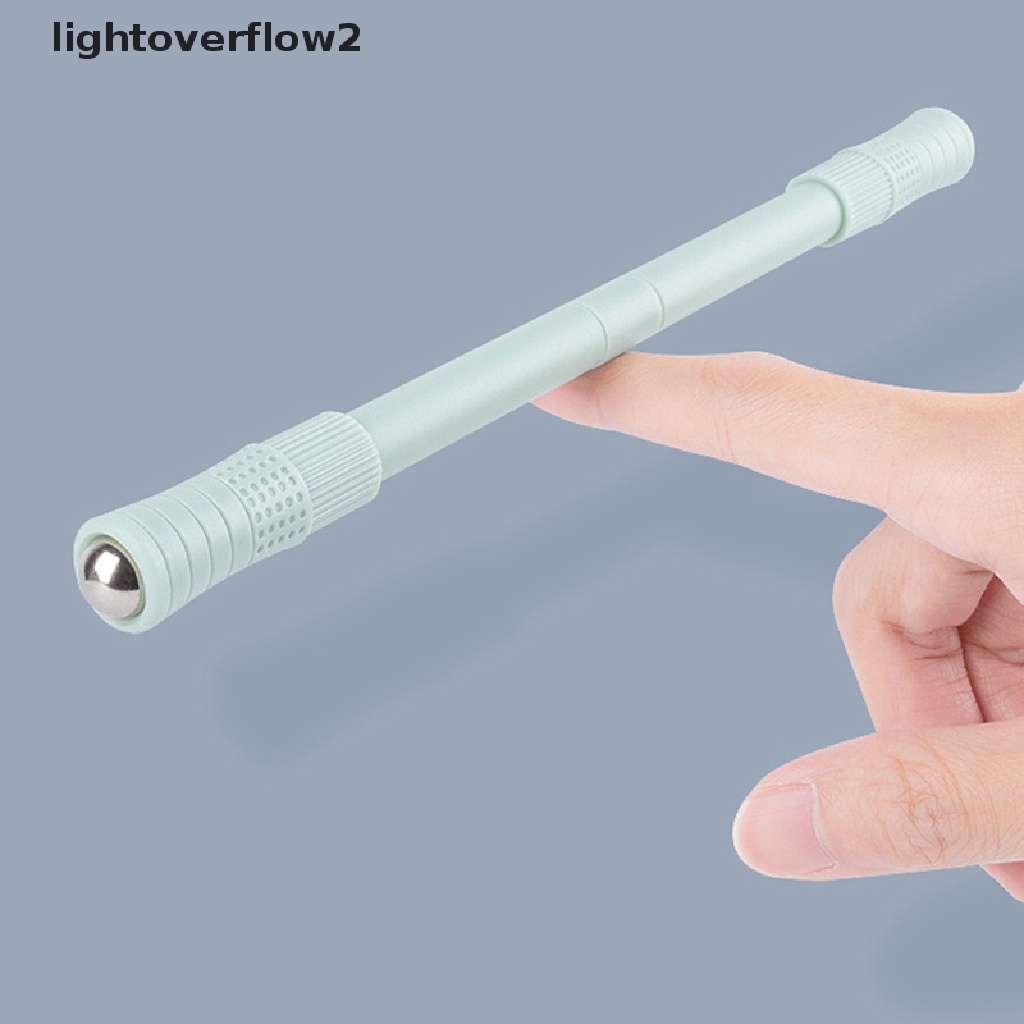 (lightoverflow2) Pen Spinner Anti slip Dengan Bola Baja Untuk Pemula / Dewasa